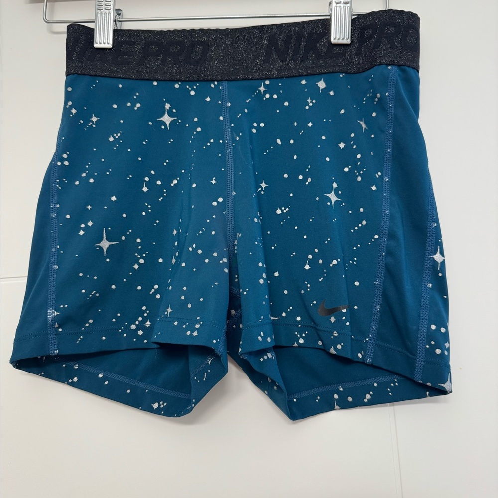 Nike Pro Blue Starry Shorts